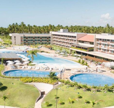 área de lazer de um dos melhores resorts All Inclusive do Brasil